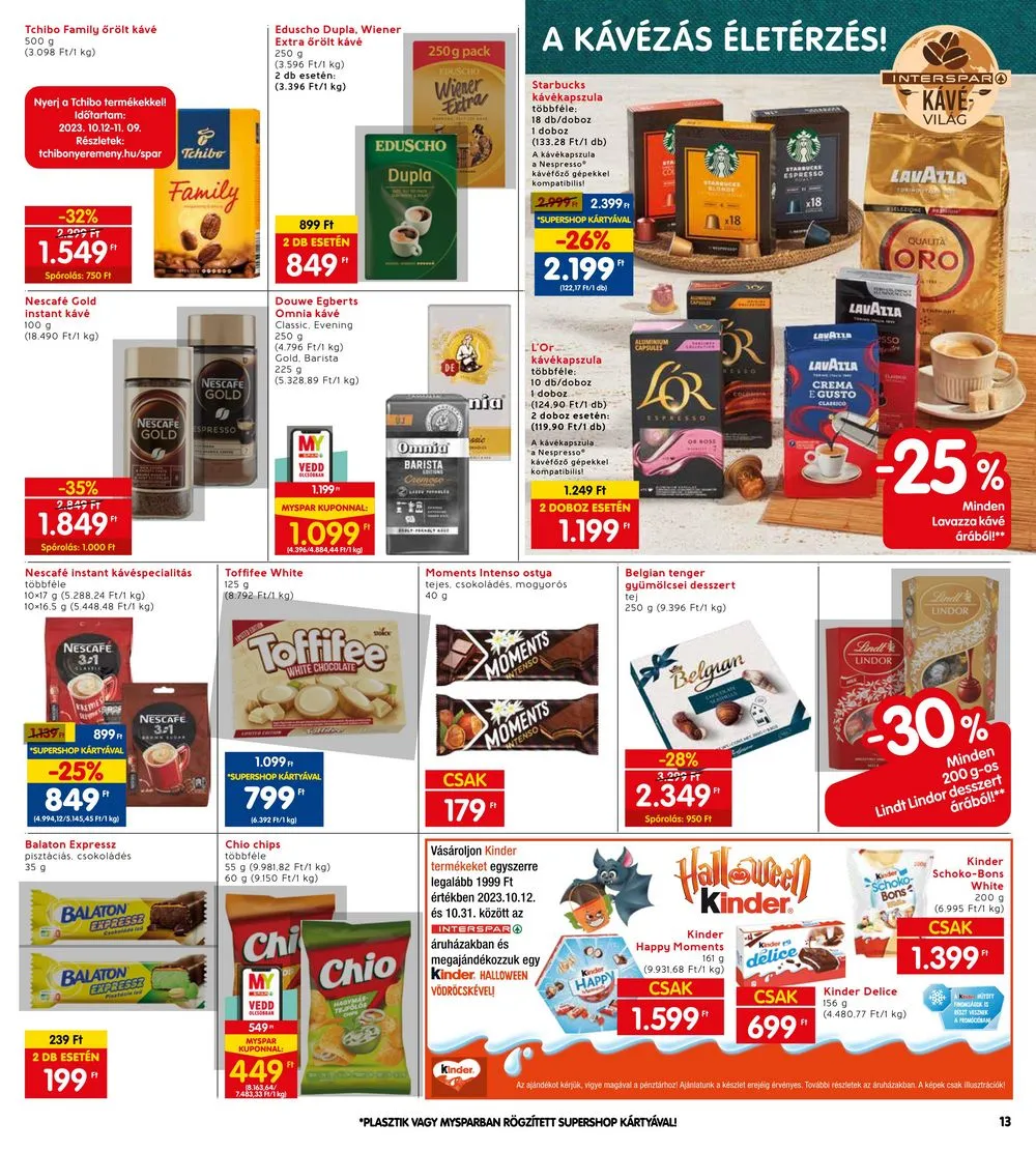 Interspar akciós újság 10.12–10.18 – 13. oldal