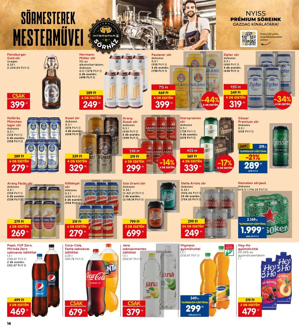 Interspar akciós újság 10.12–10.18 – 14. oldal