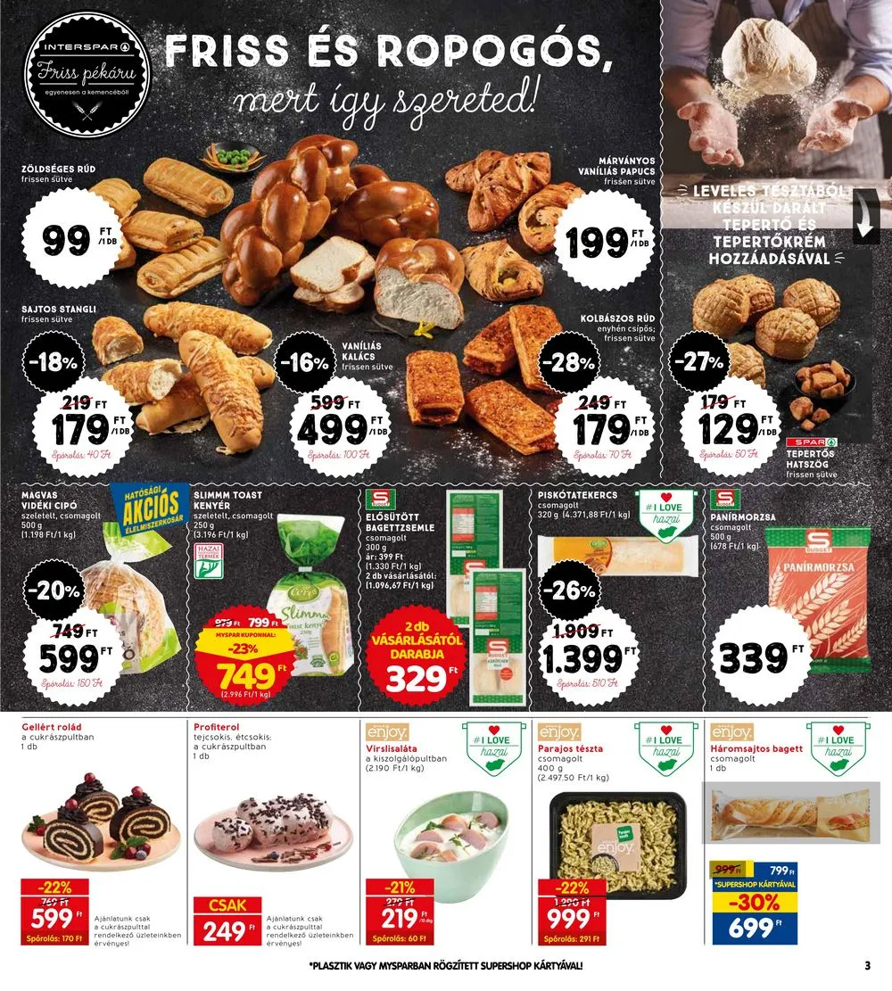 Interspar akciós újság 10.12–10.18 – 3. oldal