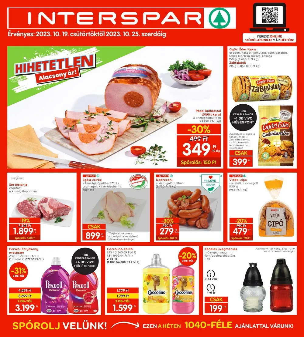 Interspar akciós újság 10.19–10.25