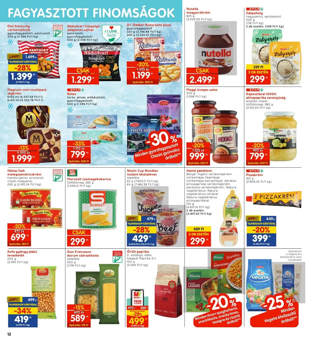Interspar akciós újság 10.19–10.25 – 12. oldal