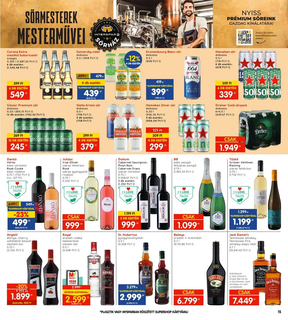 Interspar akciós újság 10.19–10.25 – 15. oldal