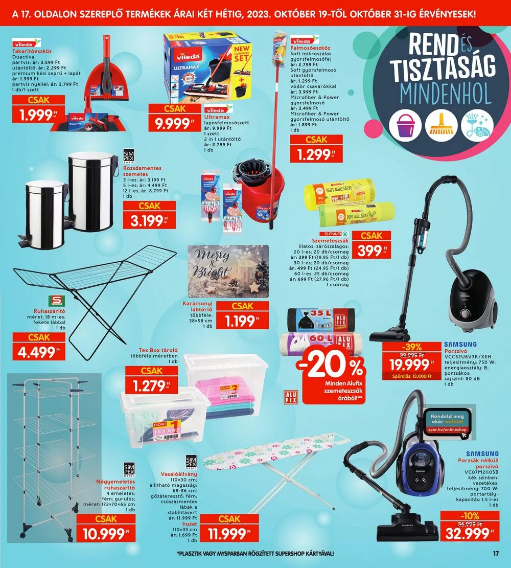 Interspar akciós újság 10.19–10.25 – 17. oldal