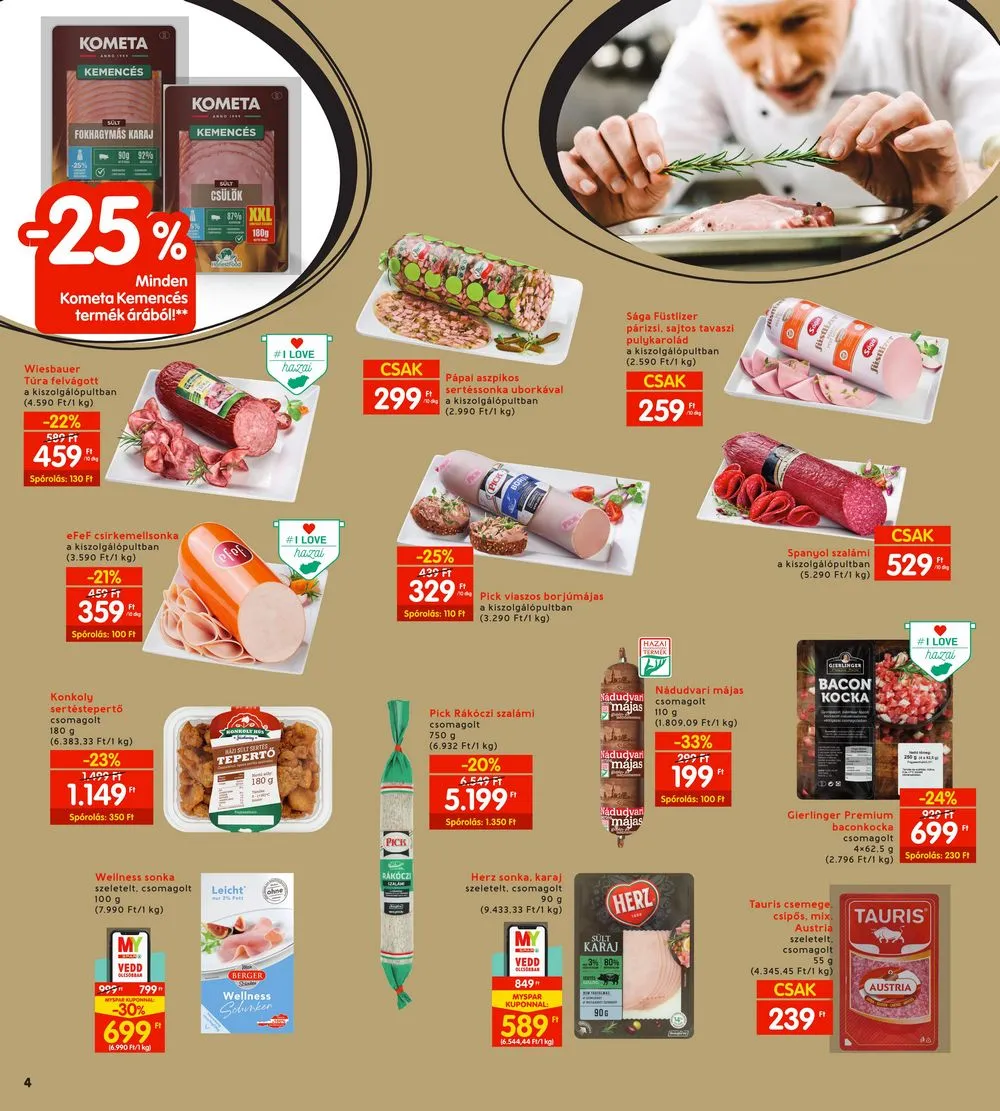 Interspar akciós újság 10.19–10.25 – 4. oldal