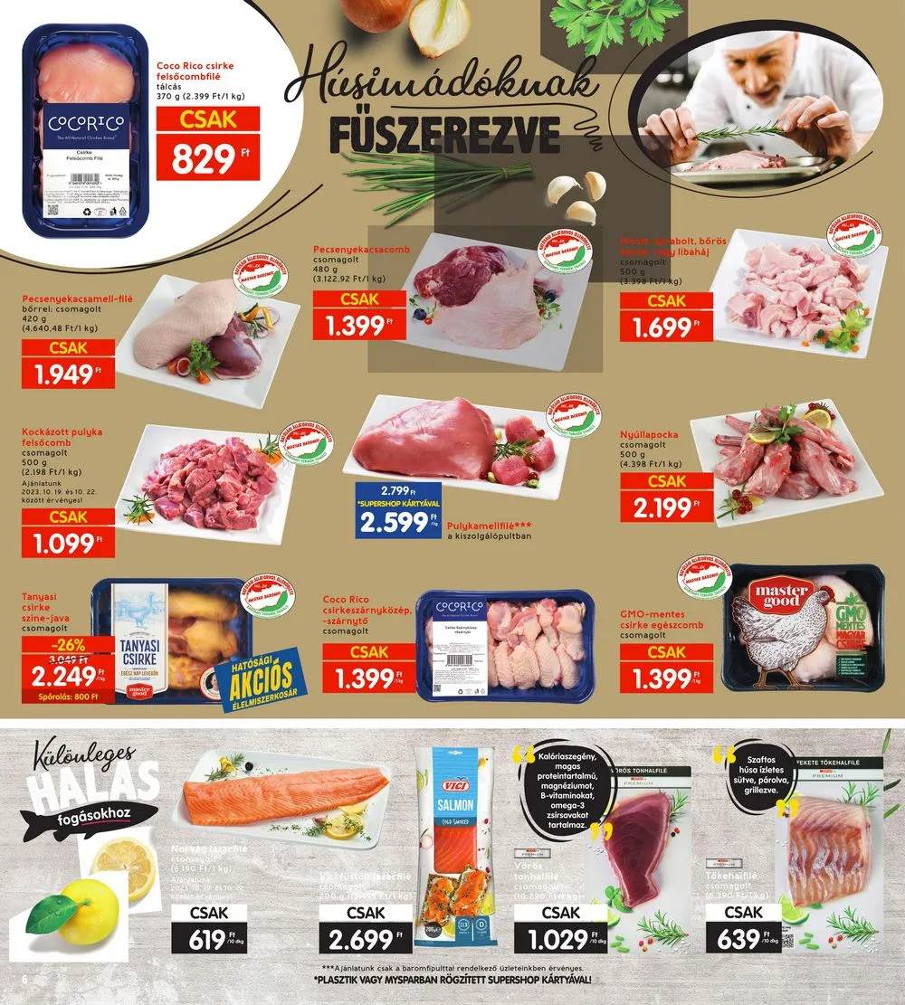 Interspar akciós újság 10.19–10.25 – 6. oldal