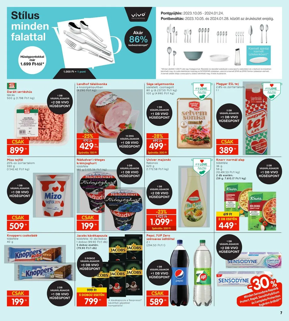 Interspar akciós újság 10.19–10.25 – 7. oldal
