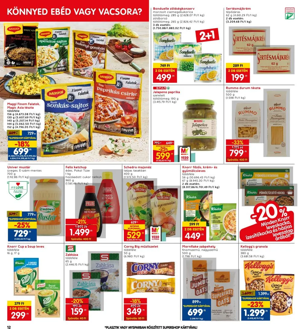 Interspar akciós újság 10.25–10.31 – 12. oldal