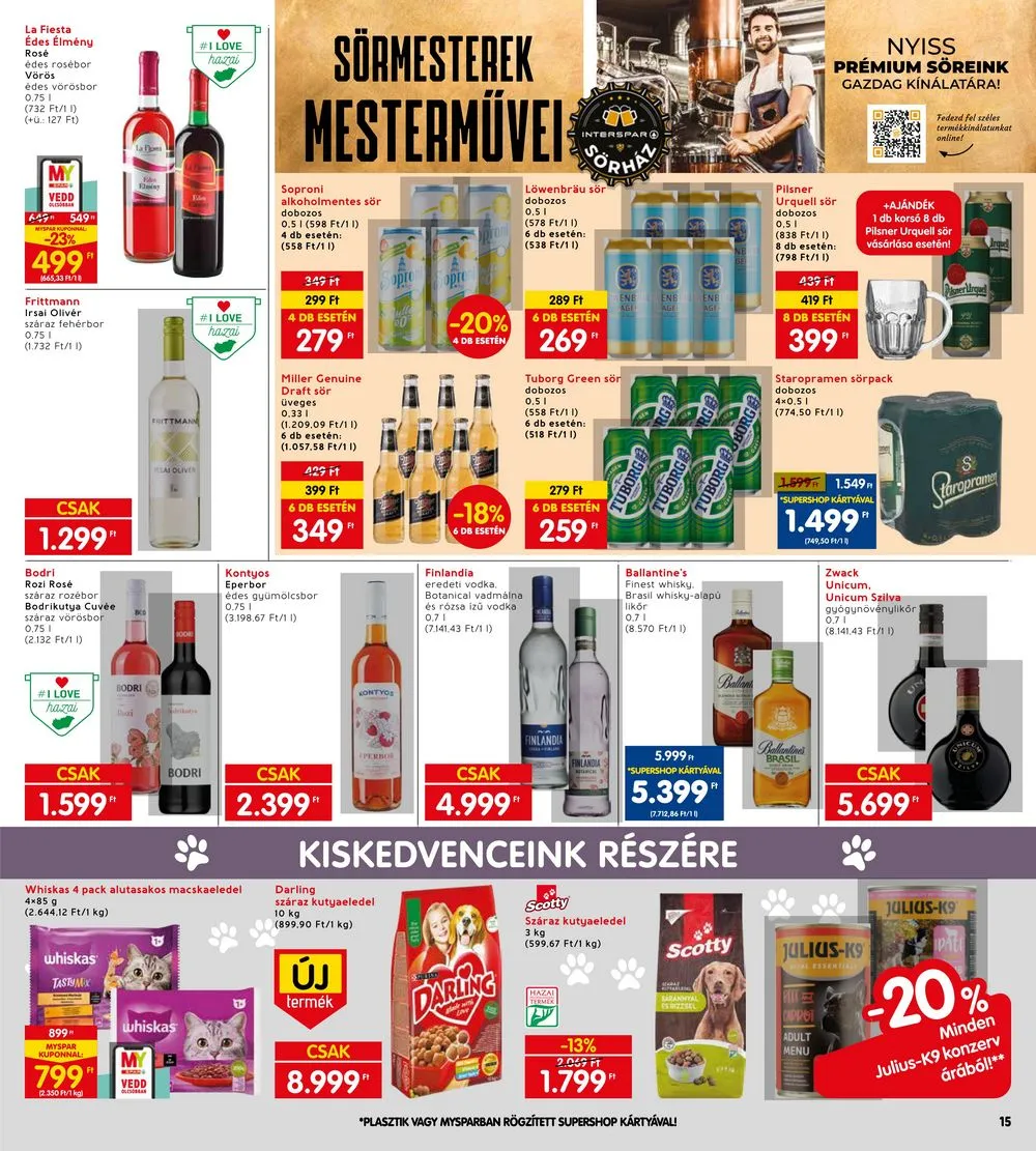 Interspar akciós újság 10.25–10.31 – 15. oldal