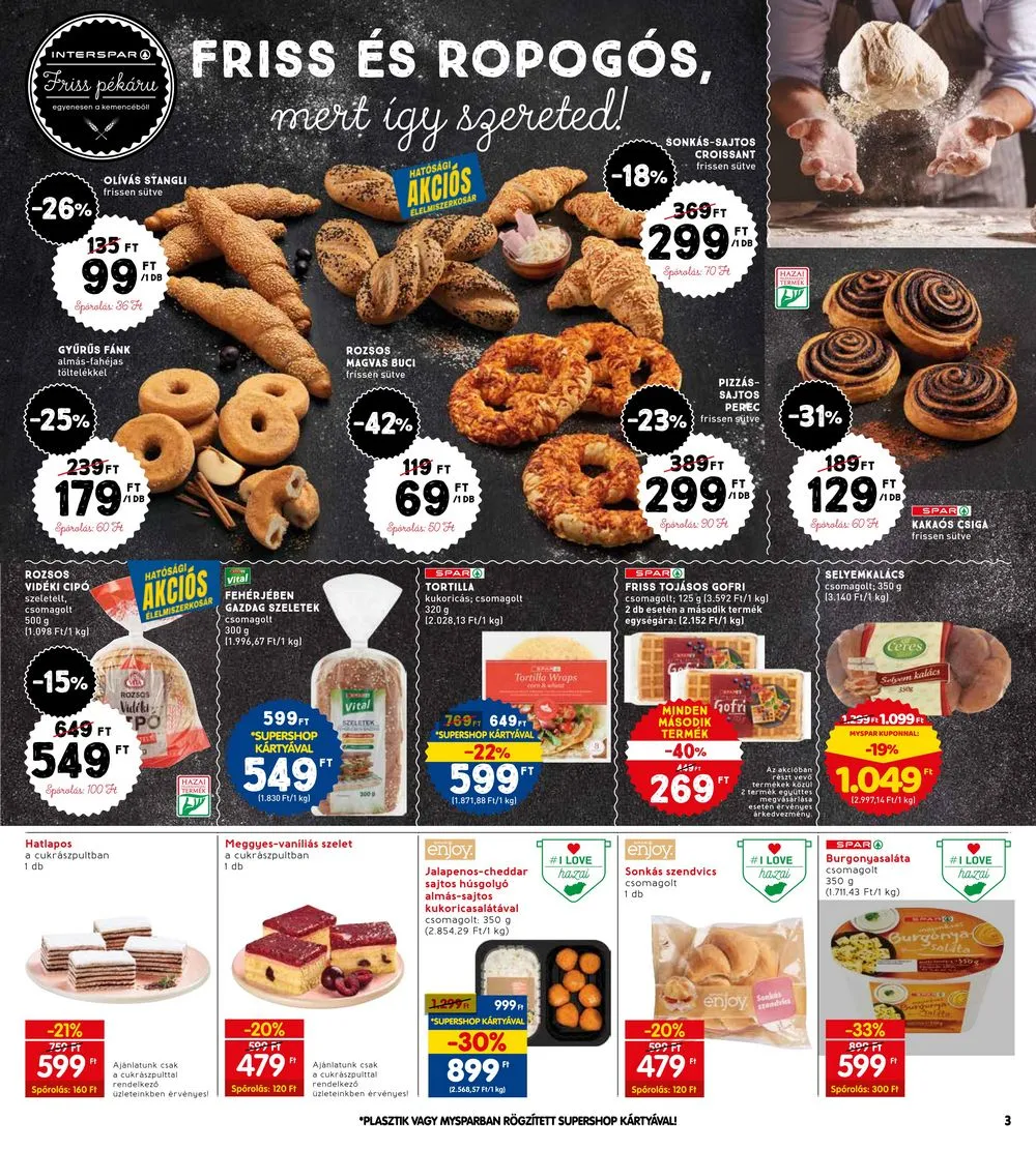 Interspar akciós újság 10.25–10.31 – 3. oldal