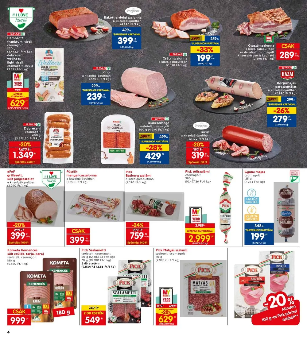 Interspar akciós újság 10.25–10.31 – 4. oldal