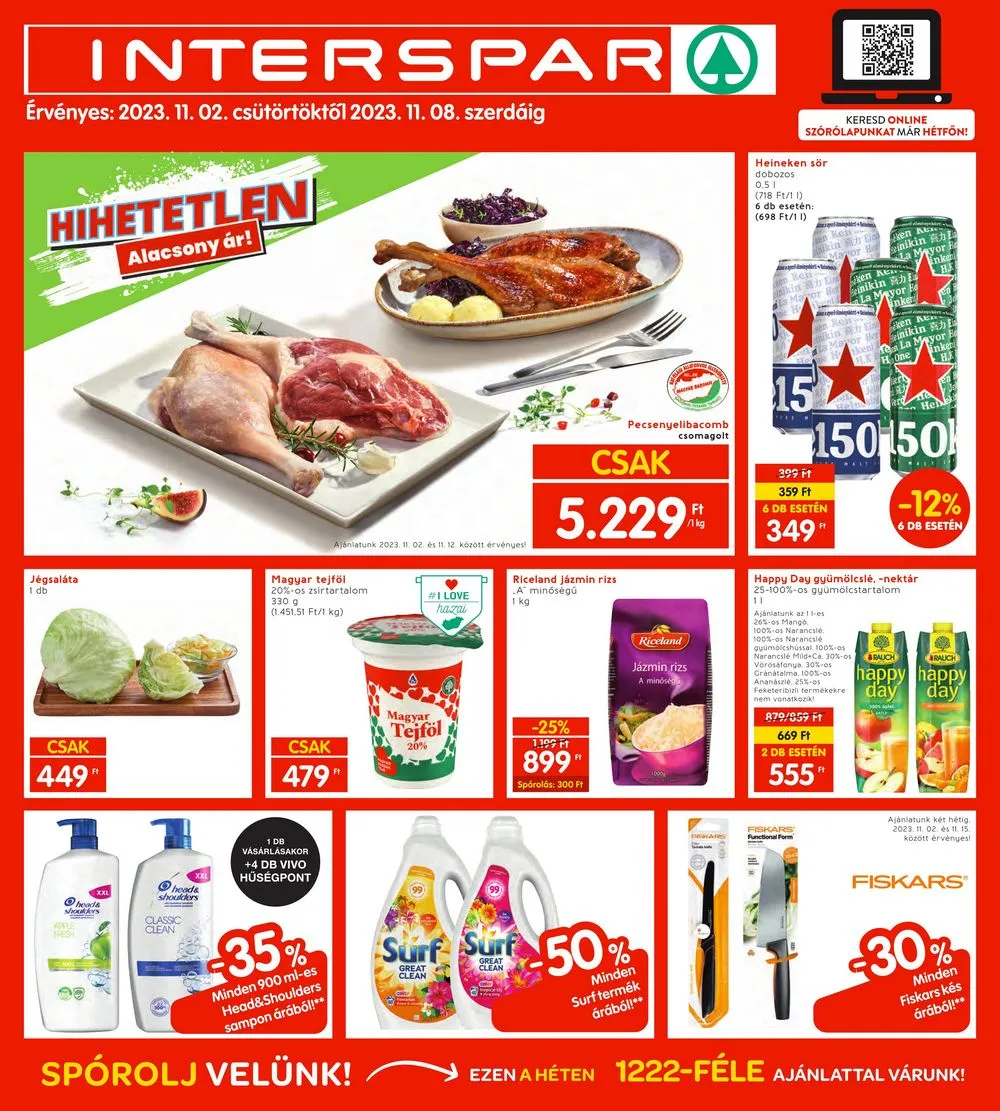 Interspar akciós újság 11.02–11.08