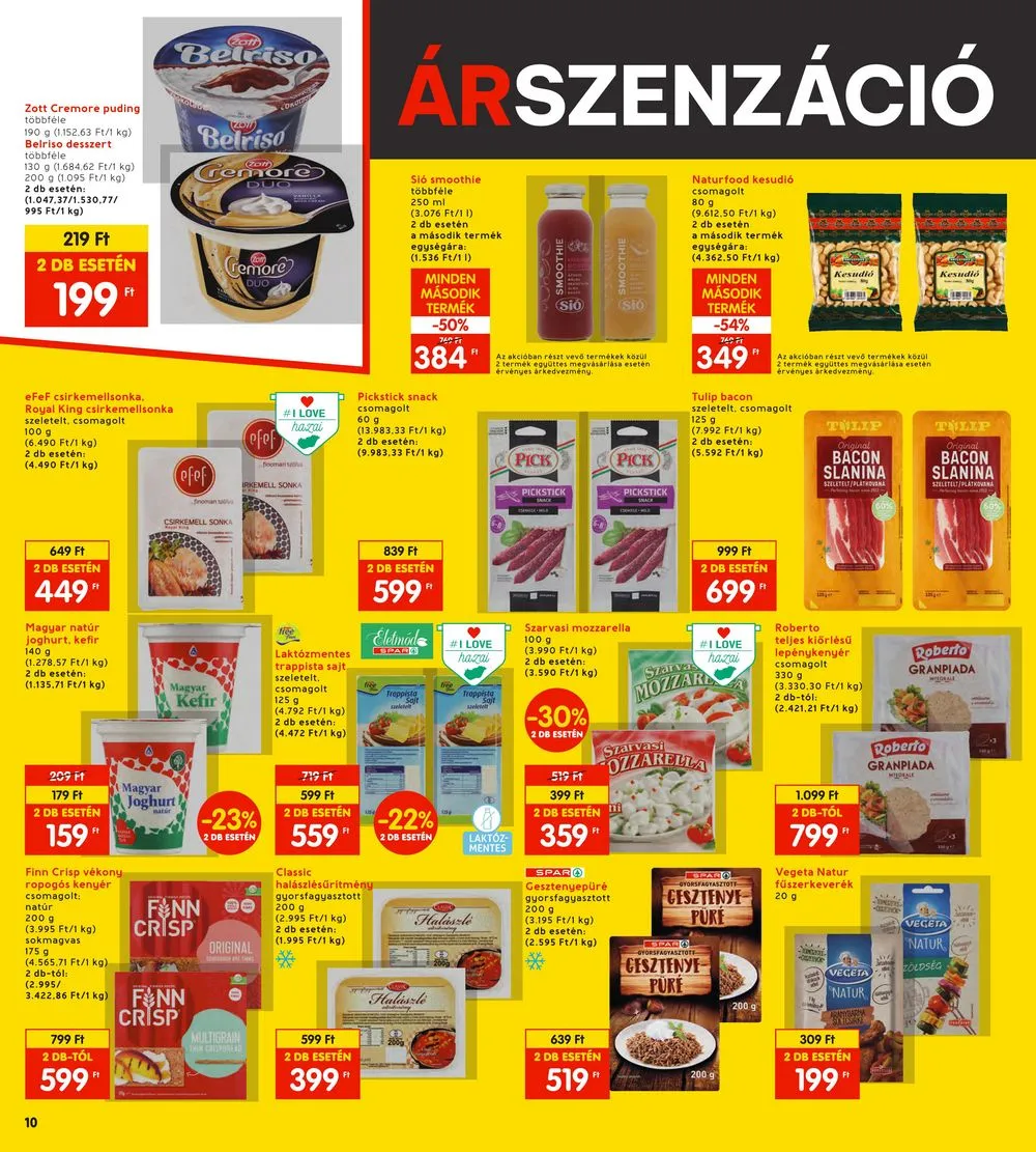 Interspar akciós újság 11.02–11.08 – 10. oldal