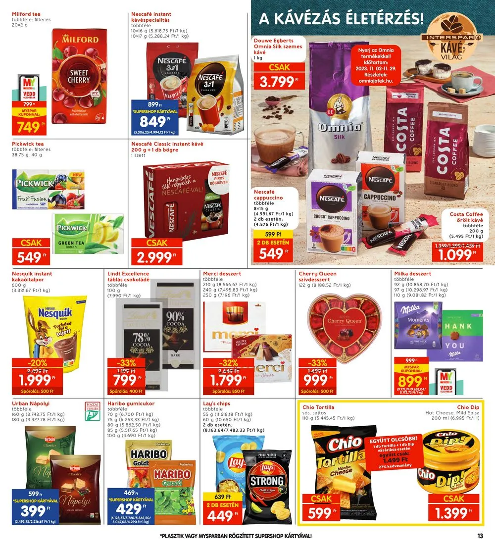 Interspar akciós újság 11.02–11.08 – 13. oldal