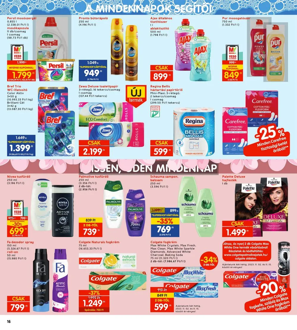 Interspar akciós újság 11.02–11.08 – 16. oldal