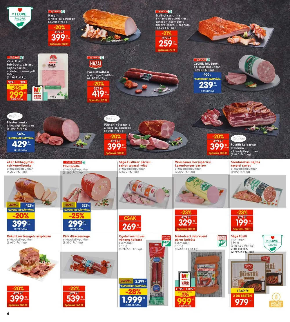 Interspar akciós újság 11.02–11.08 – 4. oldal