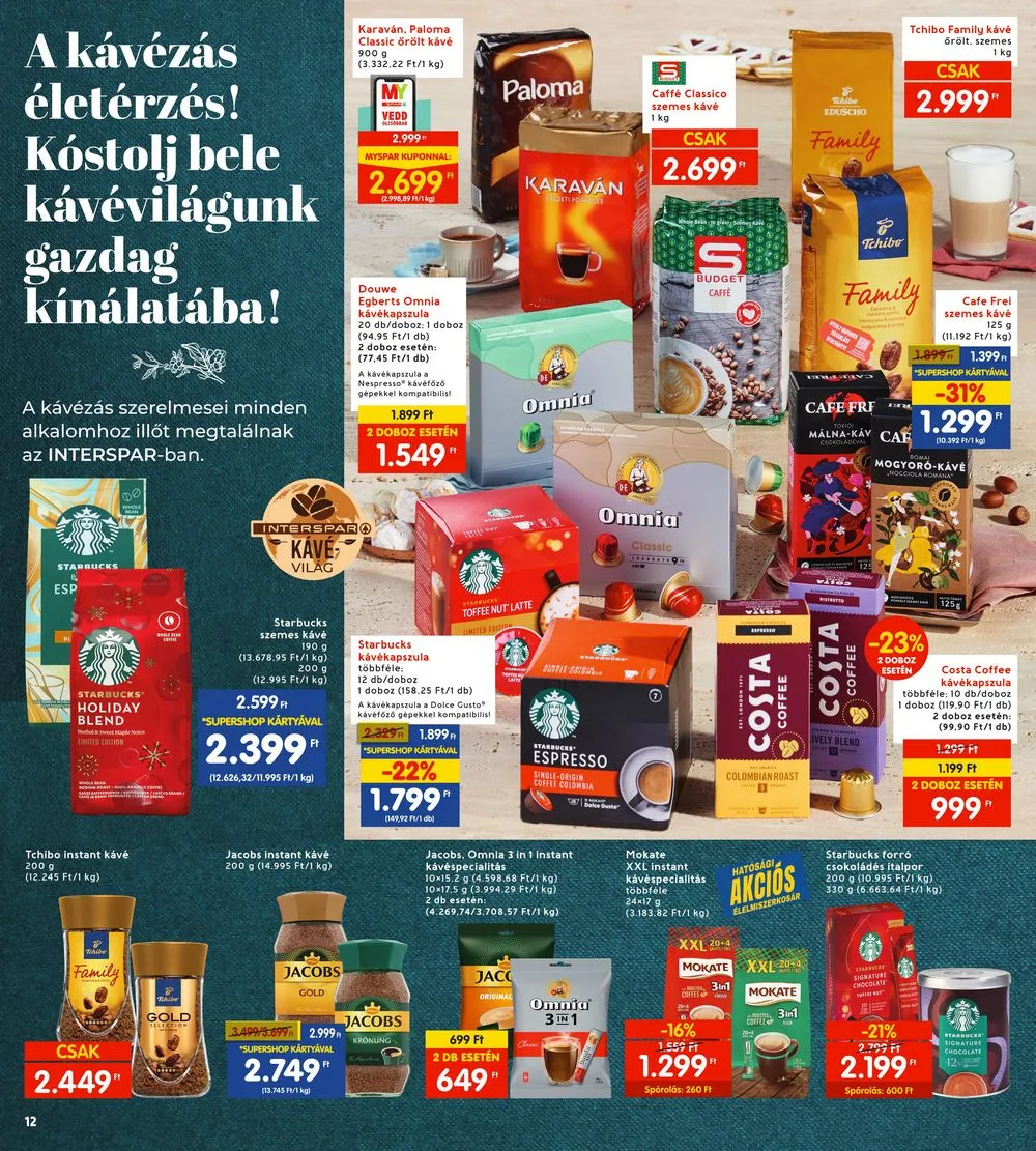 Interspar akciós újság 11.09–11.15 – 12. oldal