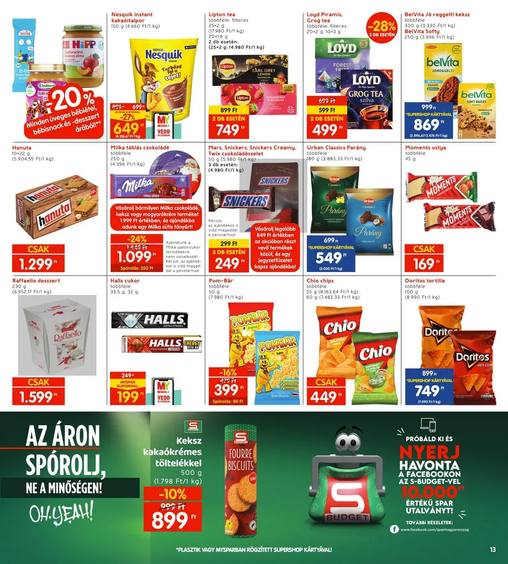 Interspar akciós újság 11.09–11.15 – 13. oldal