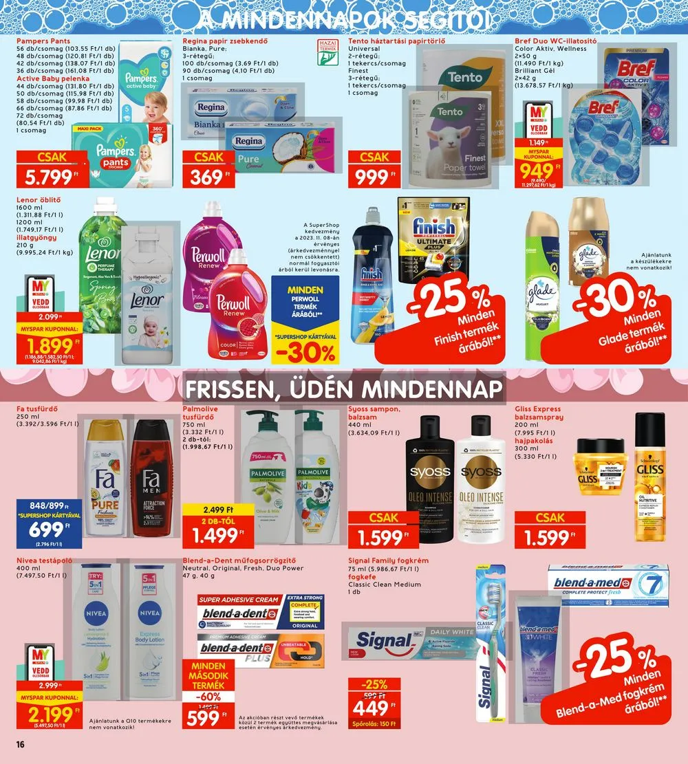 Interspar akciós újság 11.09–11.15 – 16. oldal