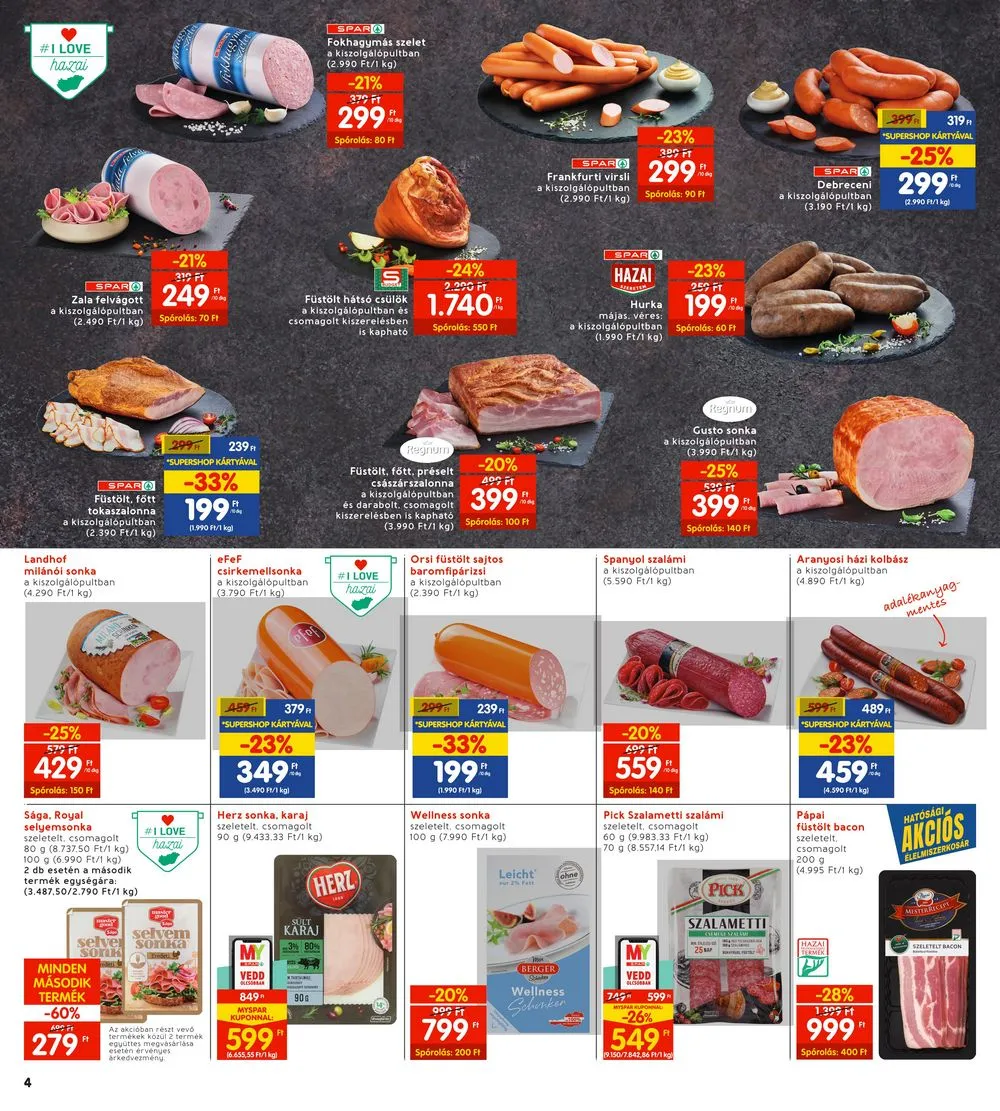 Interspar akciós újság 11.09–11.15 – 4. oldal