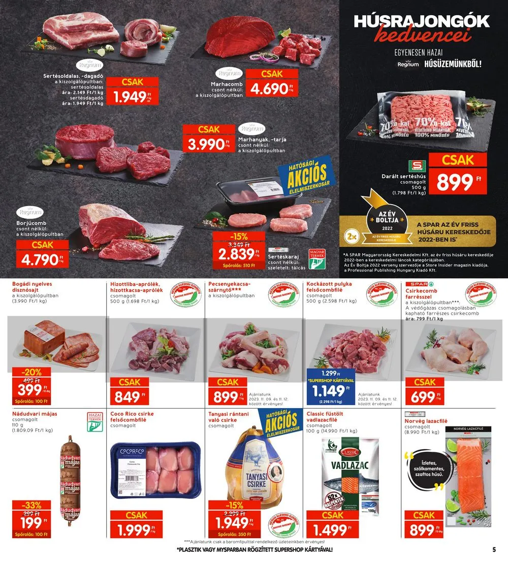 Interspar akciós újság 11.09–11.15 – 5. oldal