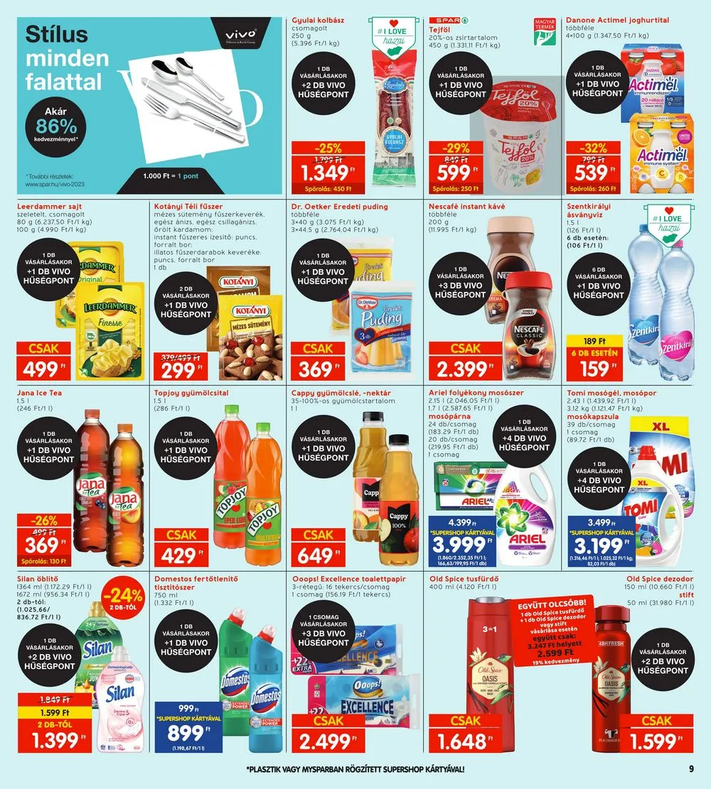 Interspar akciós újság 11.09–11.15 – 9. oldal