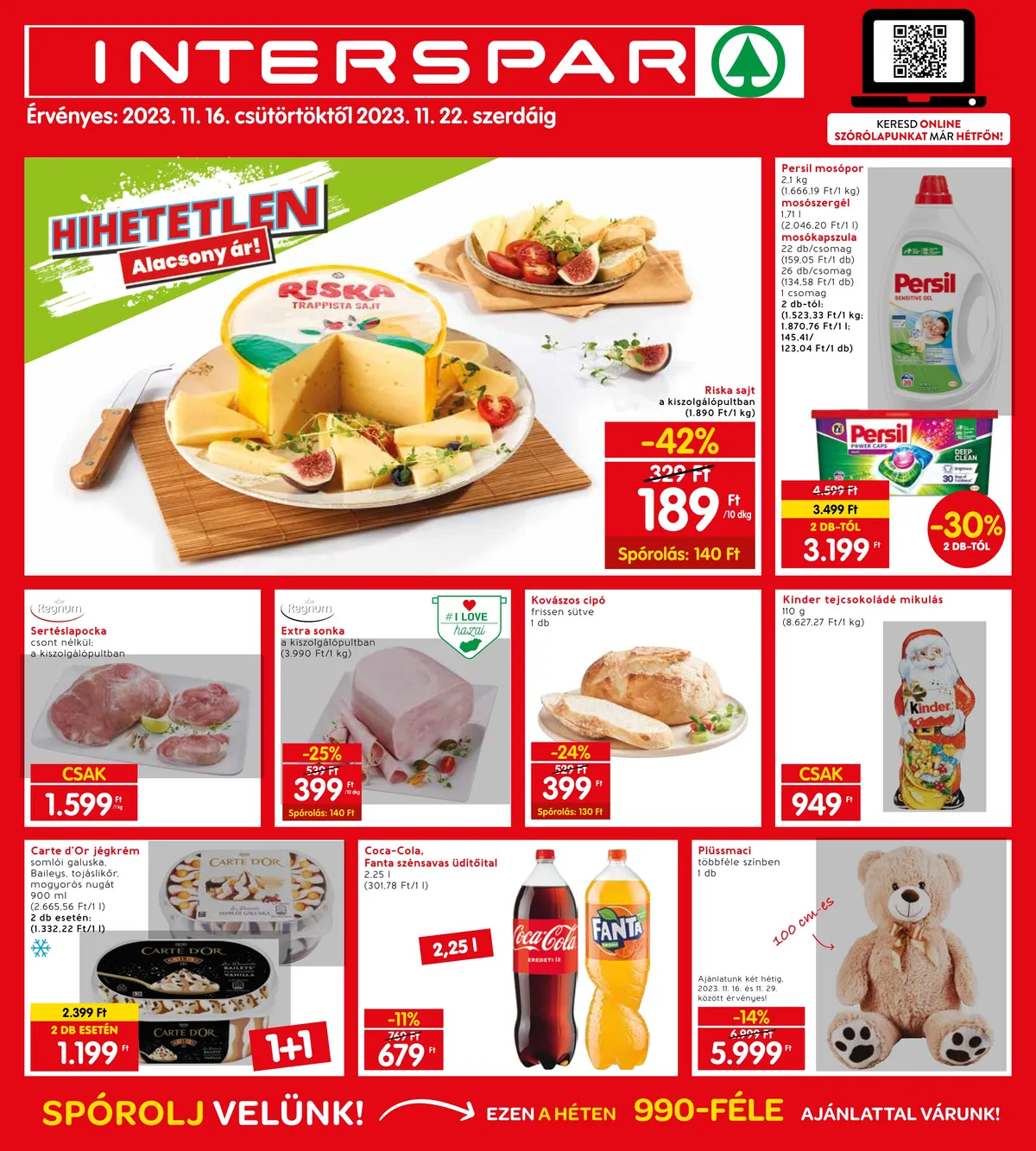 Interspar akciós újság 11.16–11.22