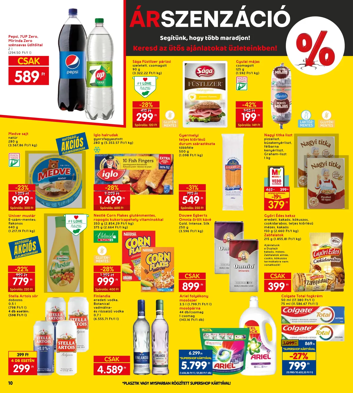 Interspar akciós újság 11.16–11.22 – 10. oldal