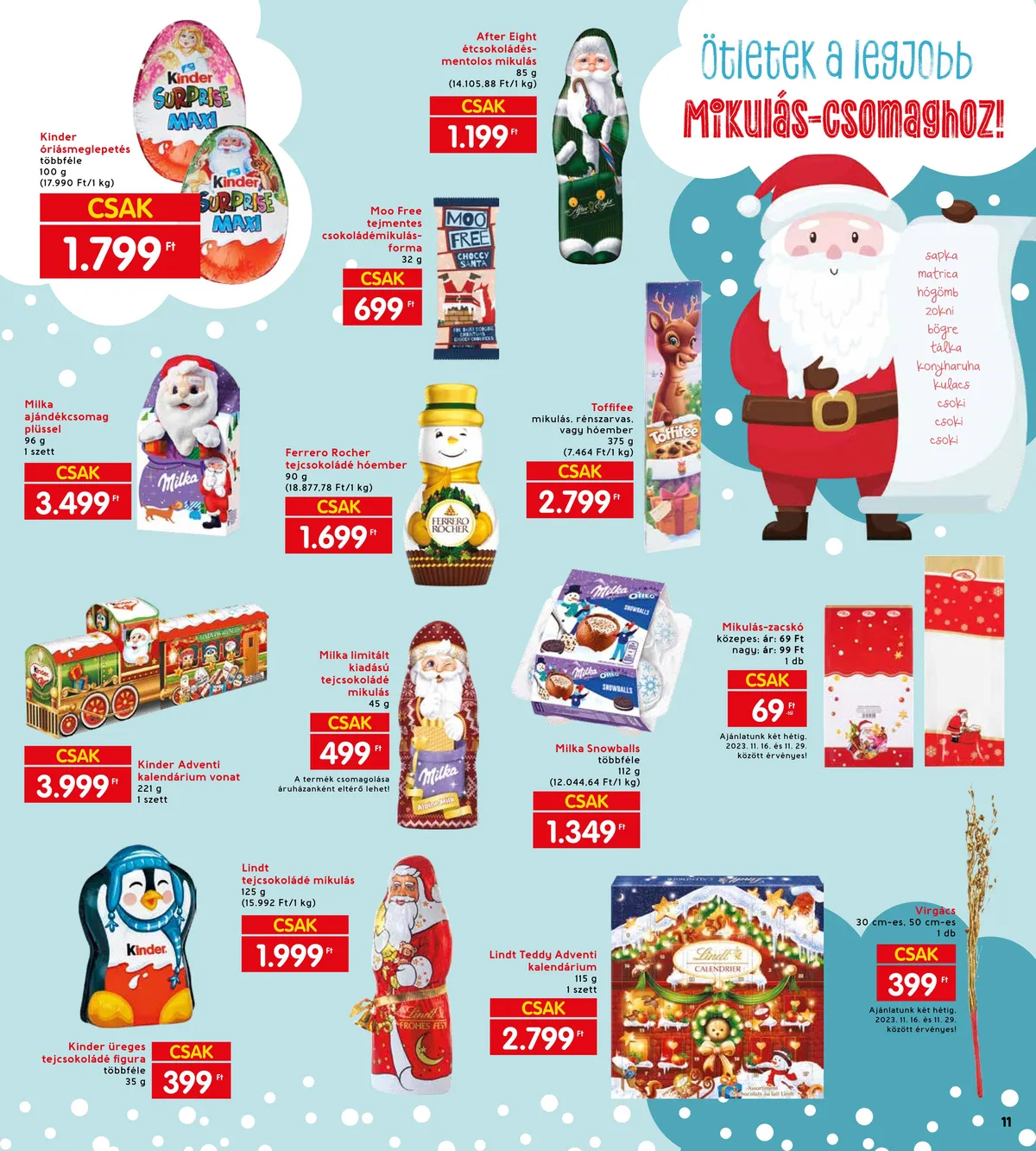 Interspar akciós újság 11.16–11.22 – 11. oldal