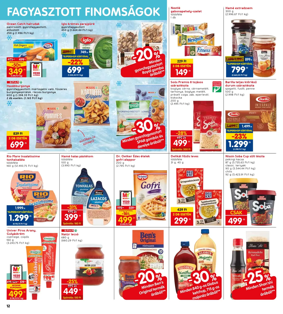 Interspar akciós újság 11.16–11.22 – 12. oldal