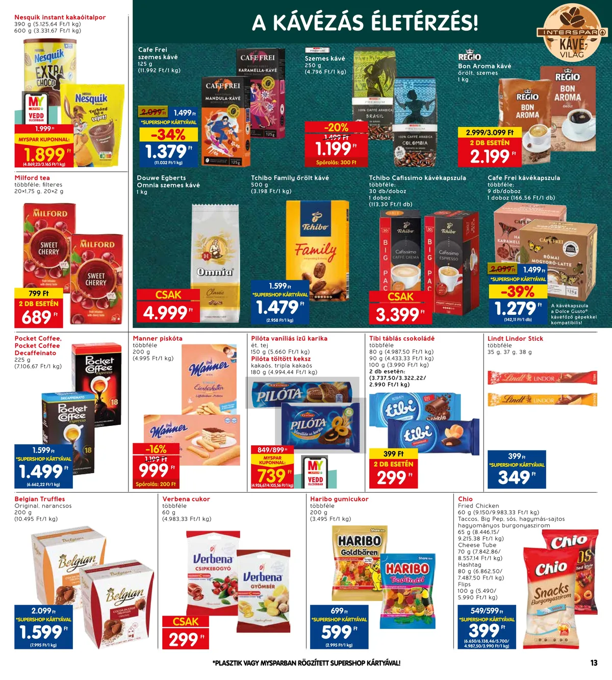Interspar akciós újság 11.16–11.22 – 13. oldal