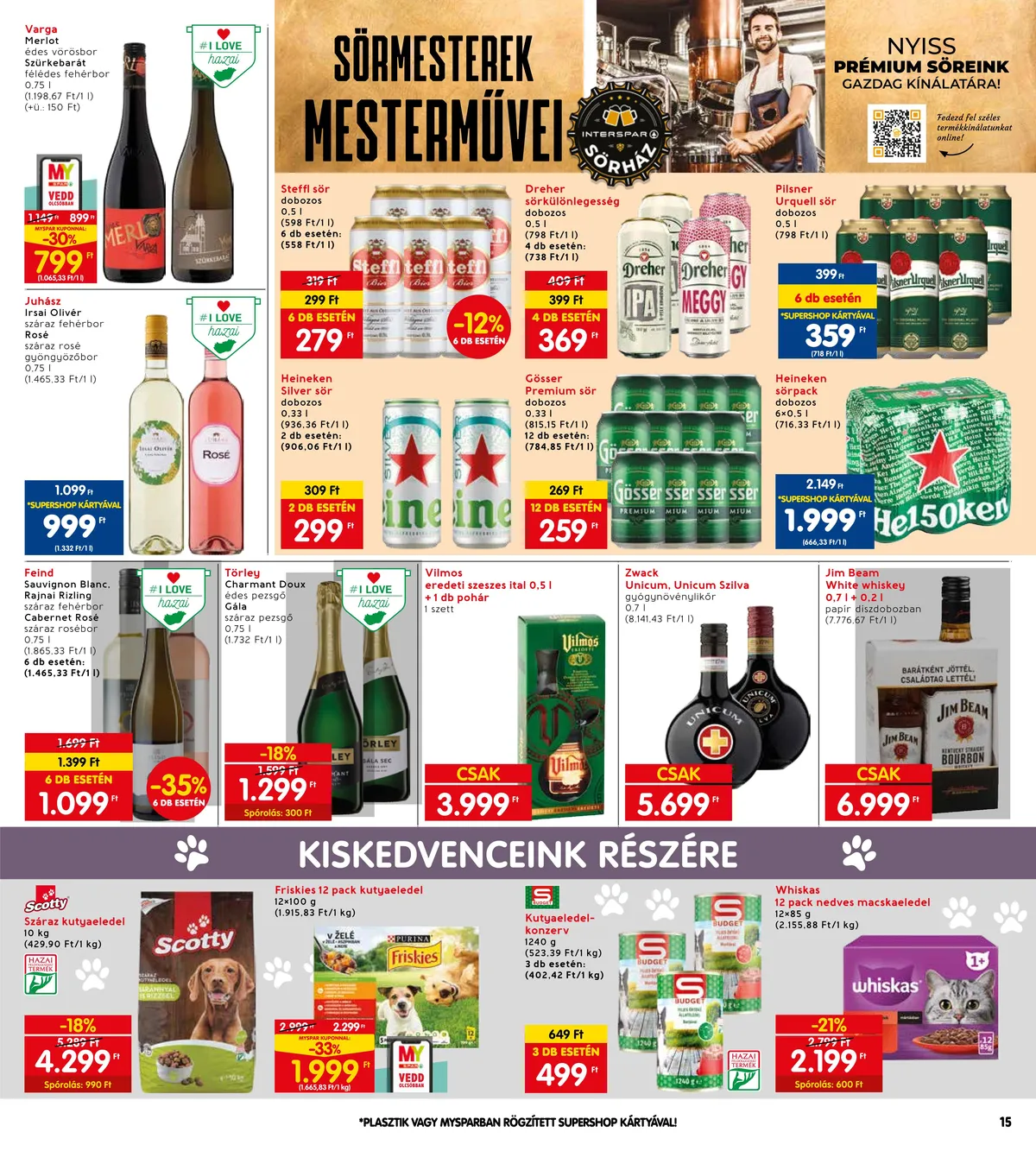Interspar akciós újság 11.16–11.22 – 15. oldal