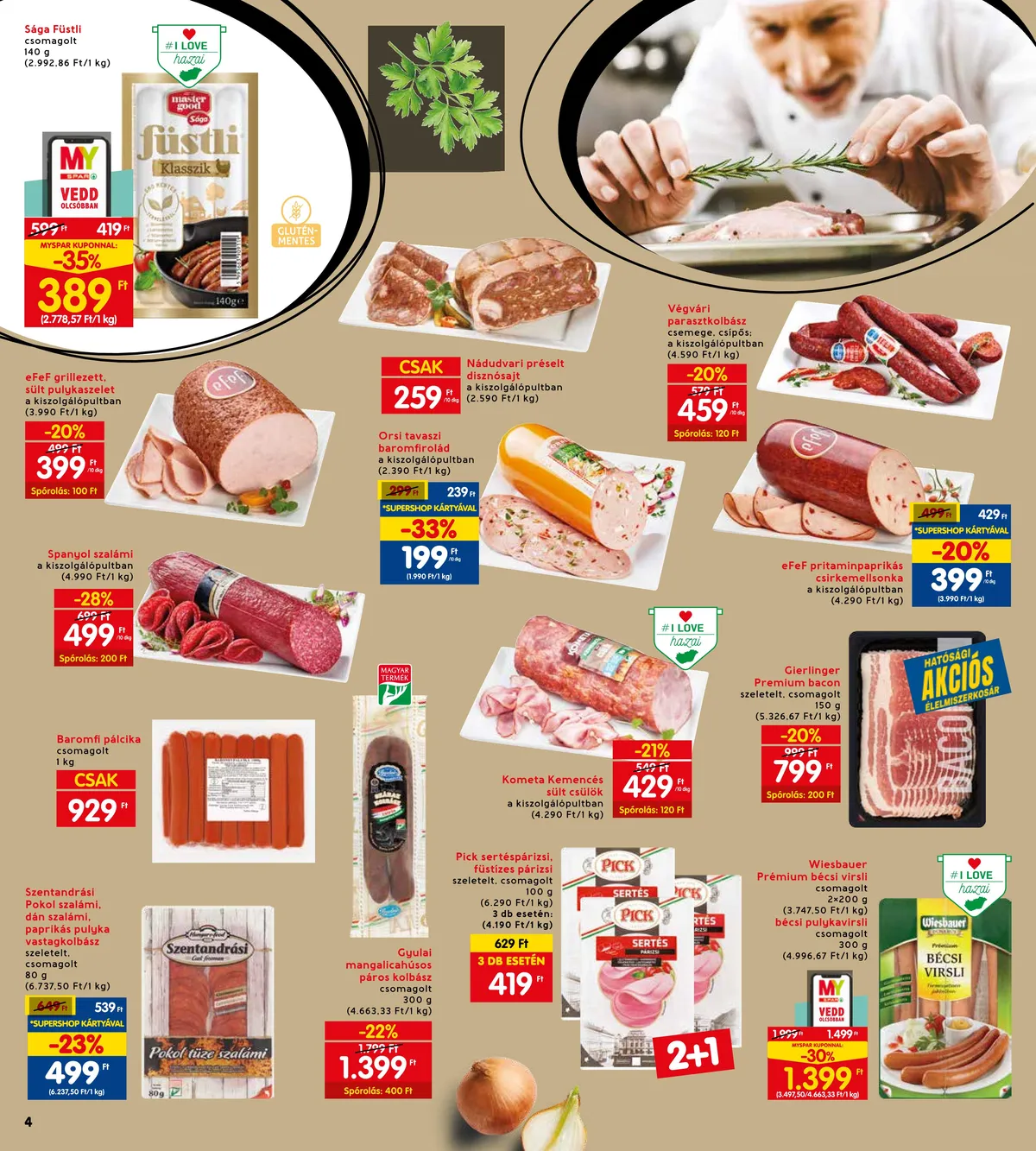 Interspar akciós újság 11.16–11.22 – 4. oldal