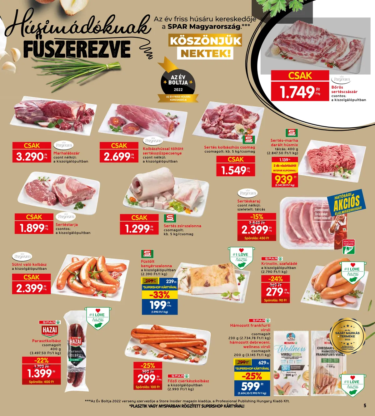 Interspar akciós újság 11.16–11.22 – 5. oldal