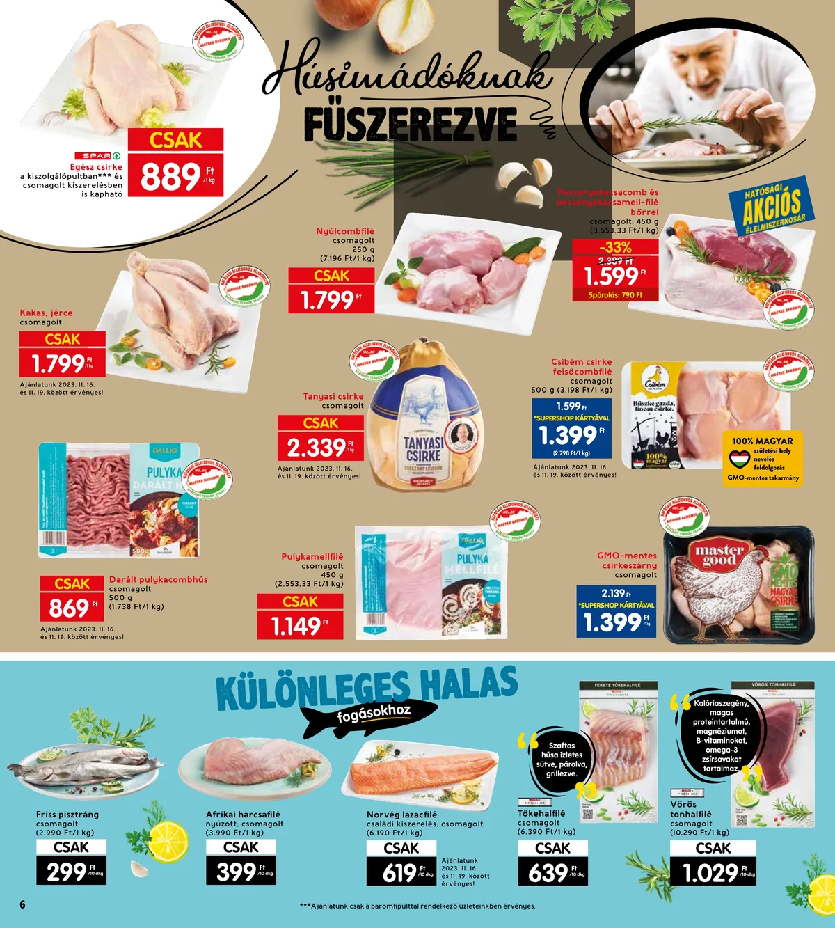 Interspar akciós újság 11.16–11.22 – 6. oldal