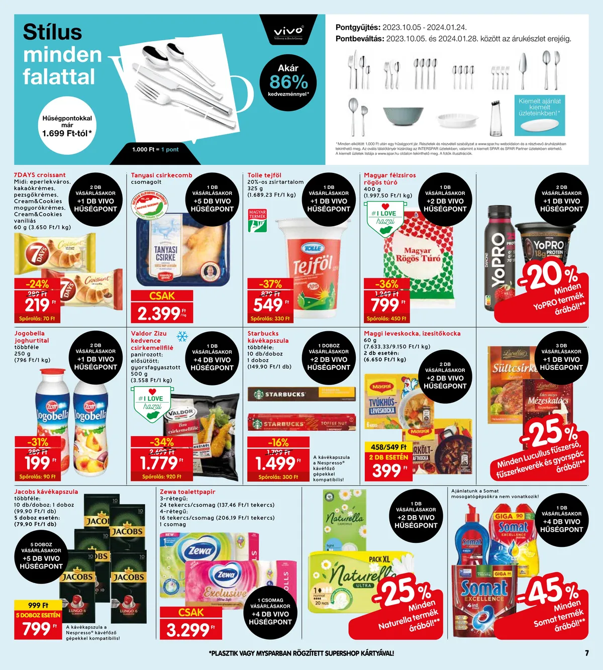 Interspar akciós újság 11.16–11.22 – 7. oldal