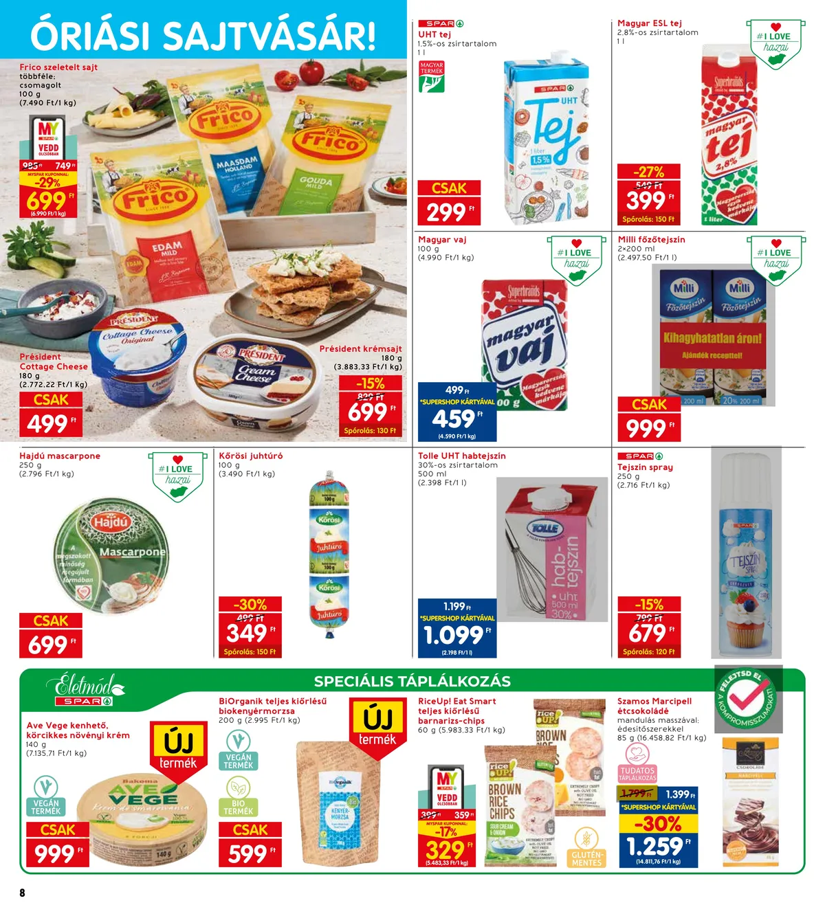 Interspar akciós újság 11.16–11.22 – 8. oldal