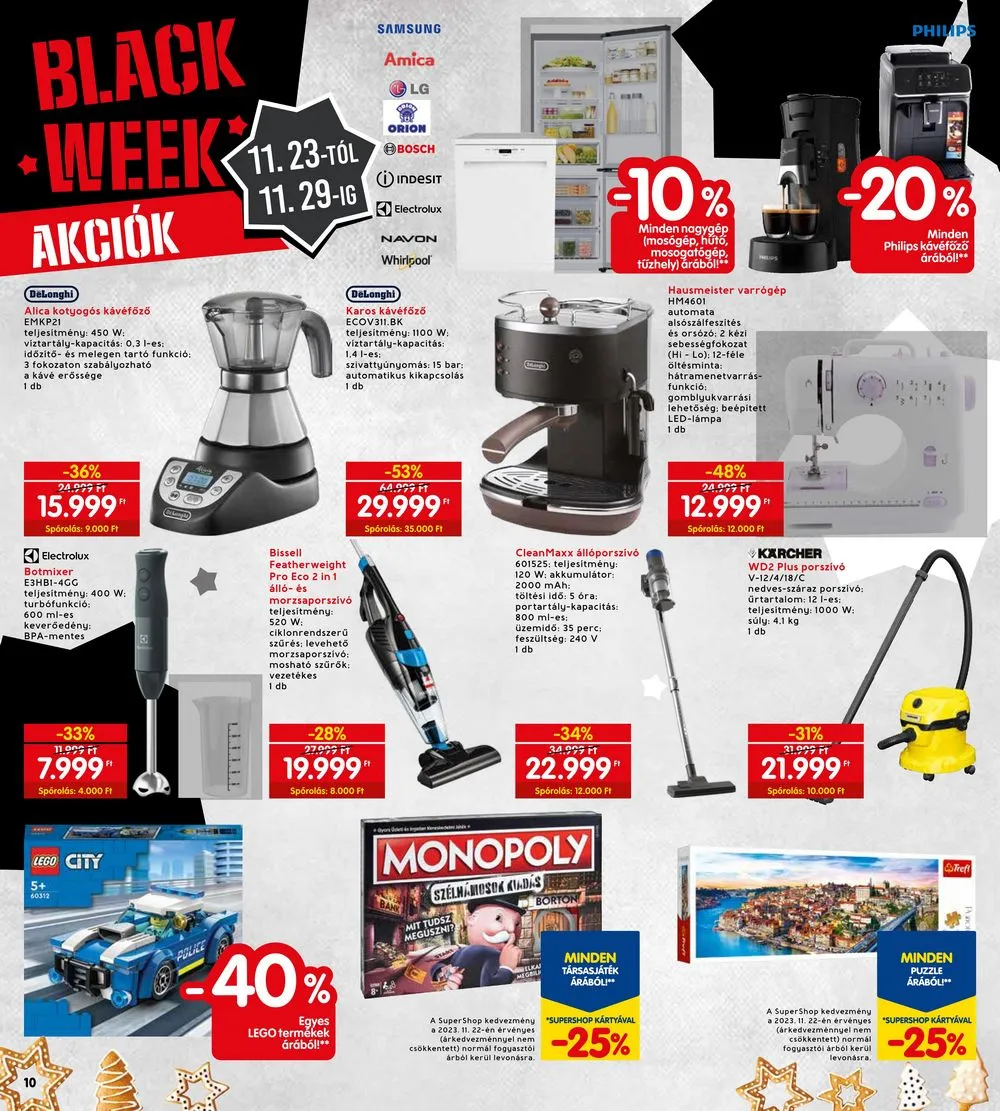 Interspar akciós újság 11.23–11.29 – 10. oldal