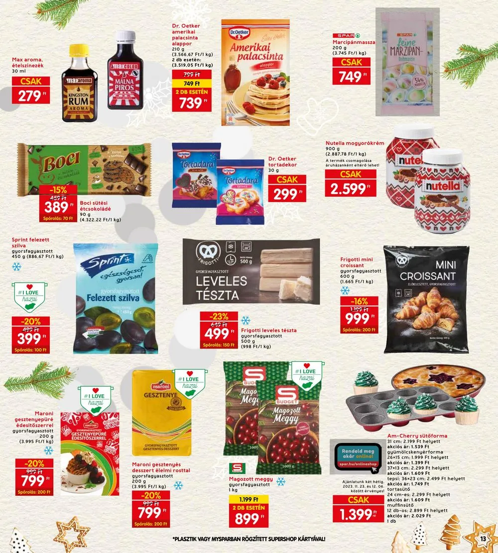 Interspar akciós újság 11.23–11.29 – 13. oldal