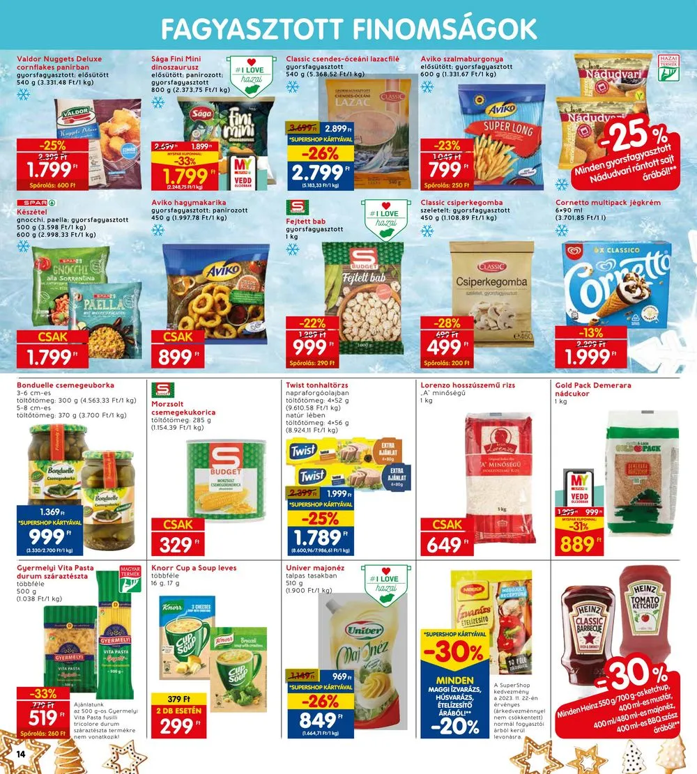 Interspar akciós újság 11.23–11.29 – 14. oldal