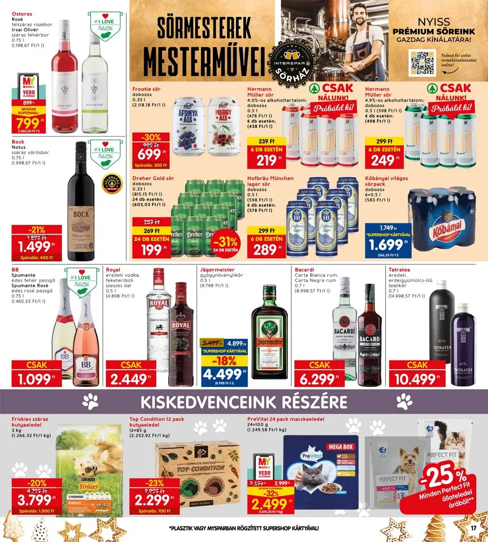 Interspar akciós újság 11.23–11.29 – 17. oldal