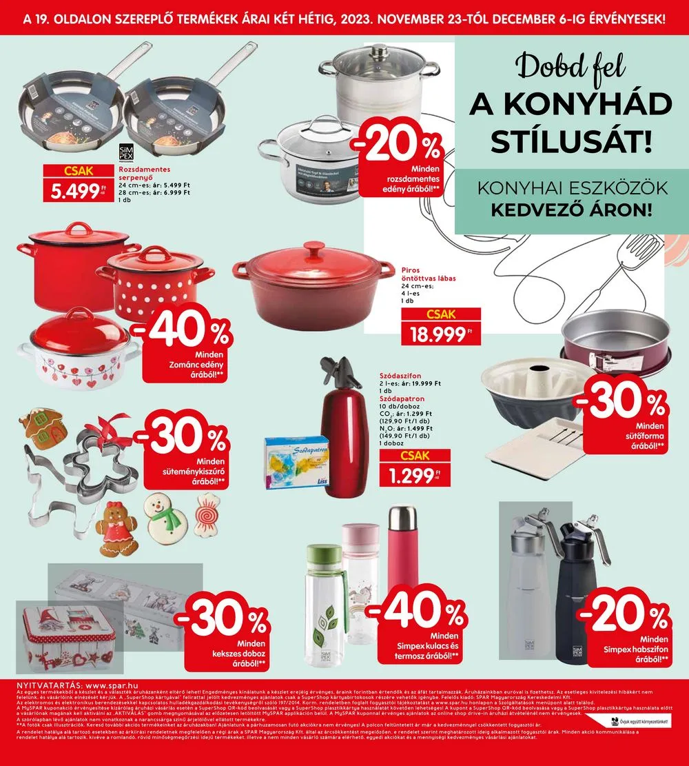 Interspar akciós újság 11.23–11.29 – 19. oldal
