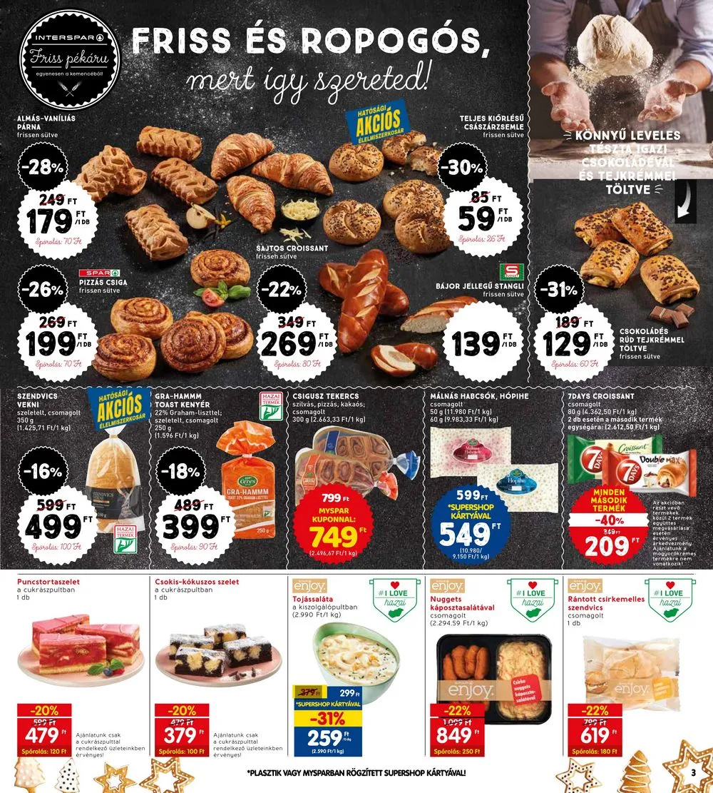 Interspar akciós újság 11.23–11.29 – 3. oldal