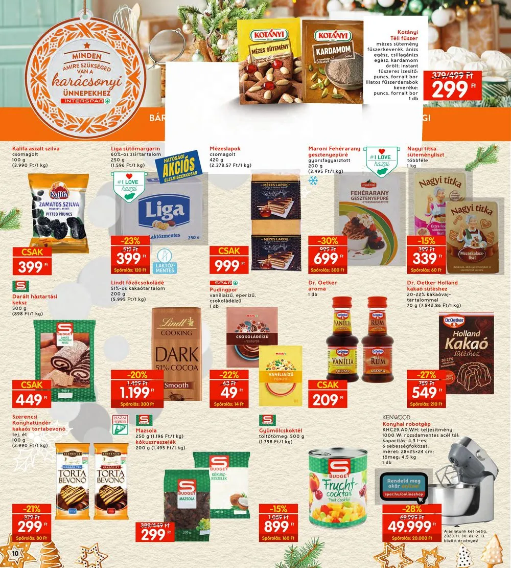 Interspar akciós újság 11.30–12.06 – 10. oldal