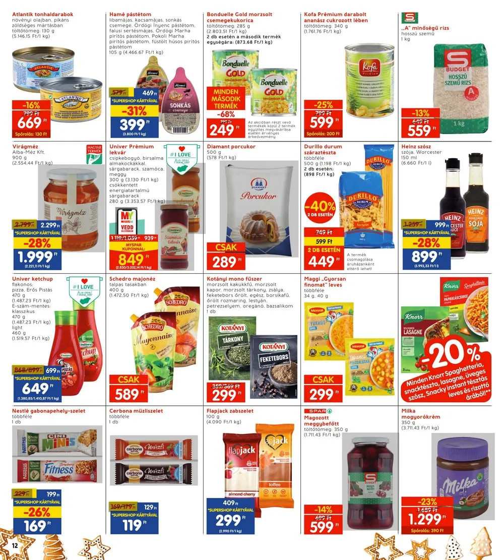Interspar akciós újság 11.30–12.06 – 12. oldal