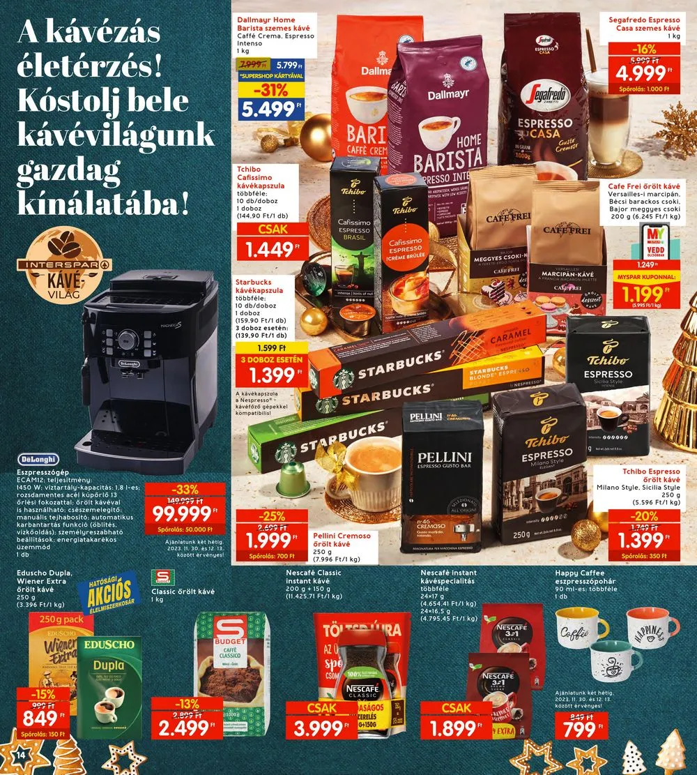 Interspar akciós újság 11.30–12.06 – 14. oldal