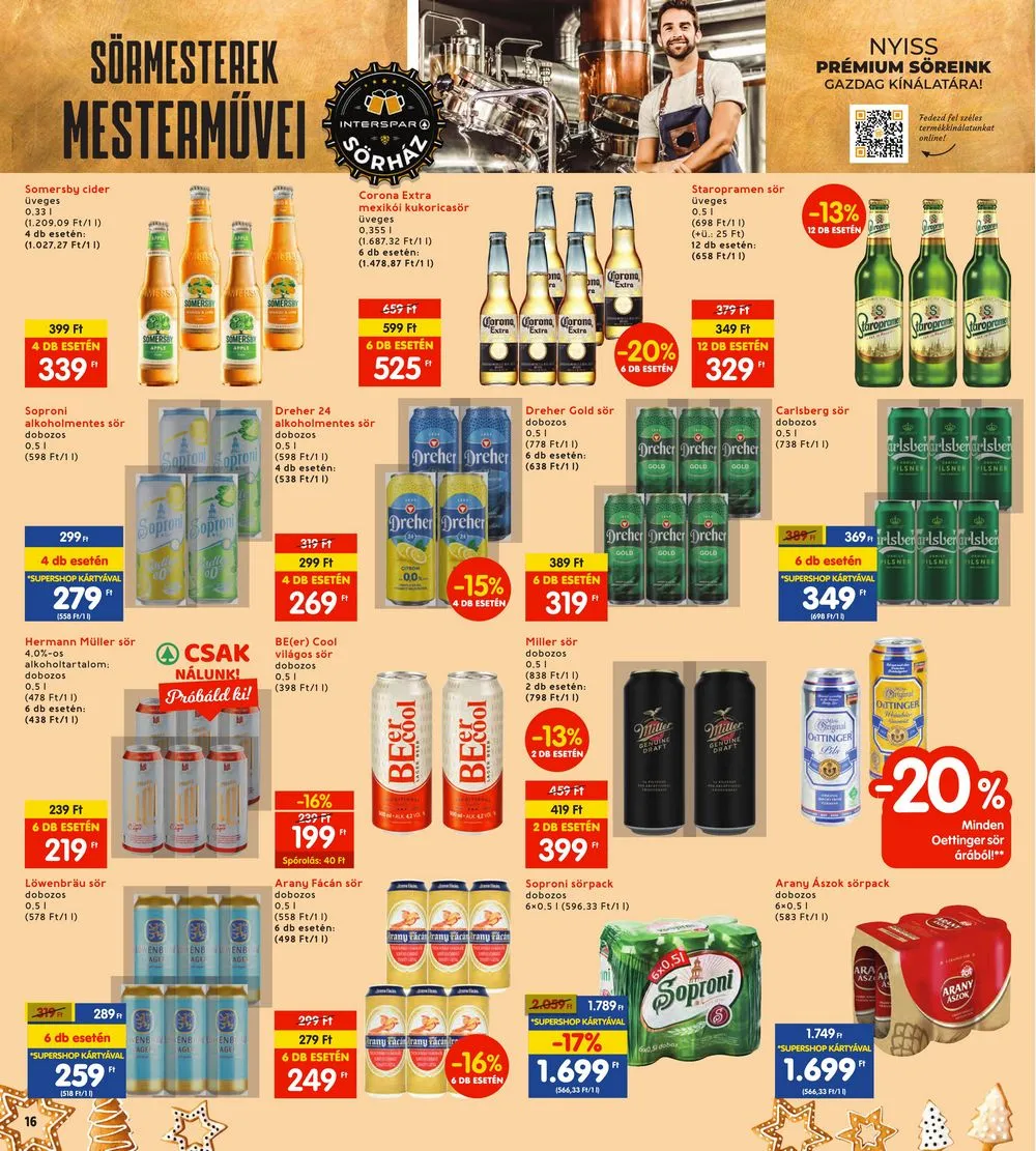 Interspar akciós újság 11.30–12.06 – 16. oldal