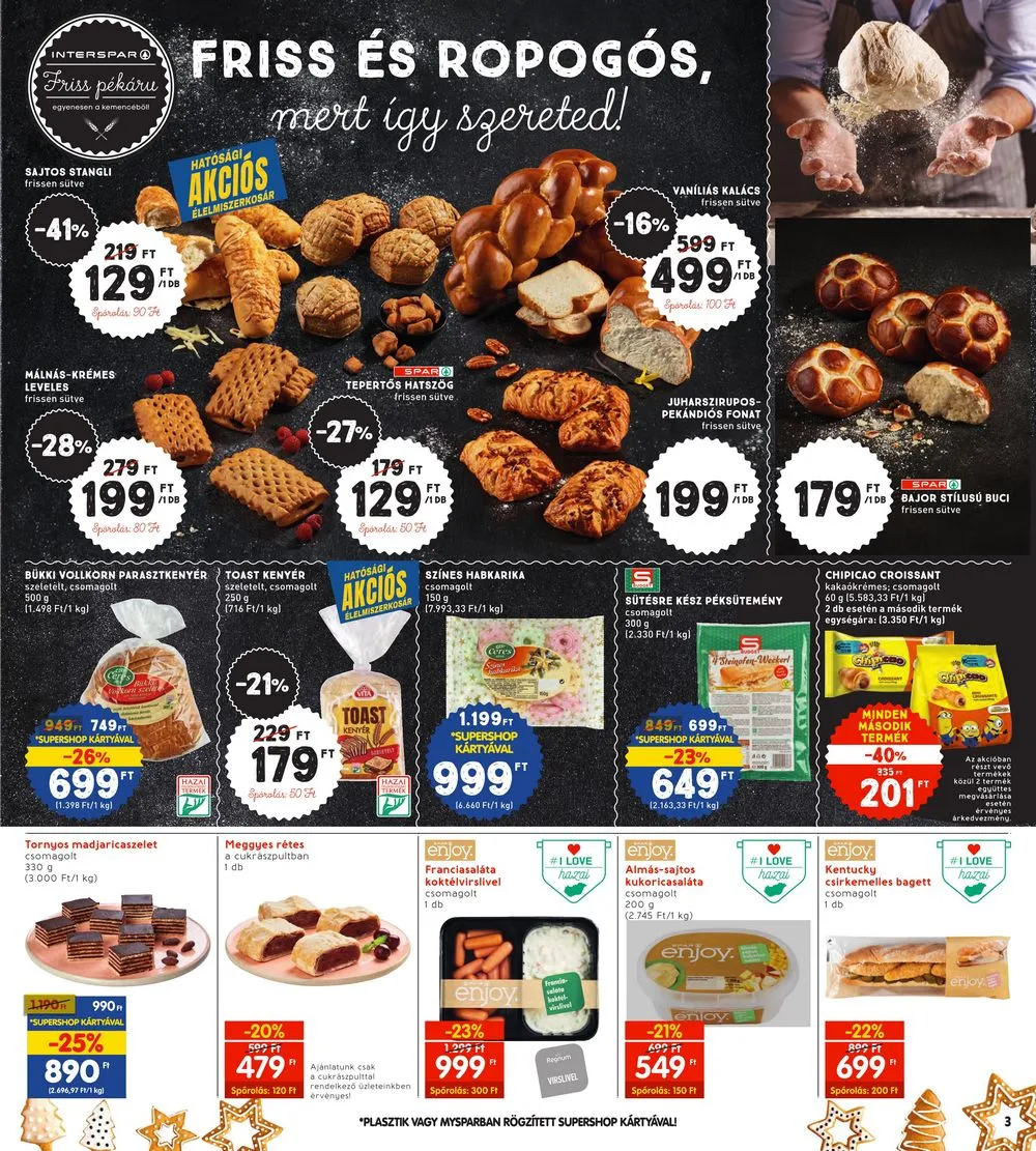 Interspar akciós újság 11.30–12.06 – 3. oldal