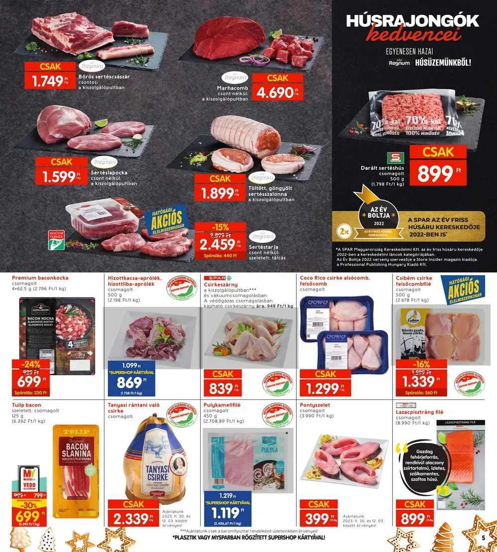 Interspar akciós újság 11.30–12.06 – 5. oldal