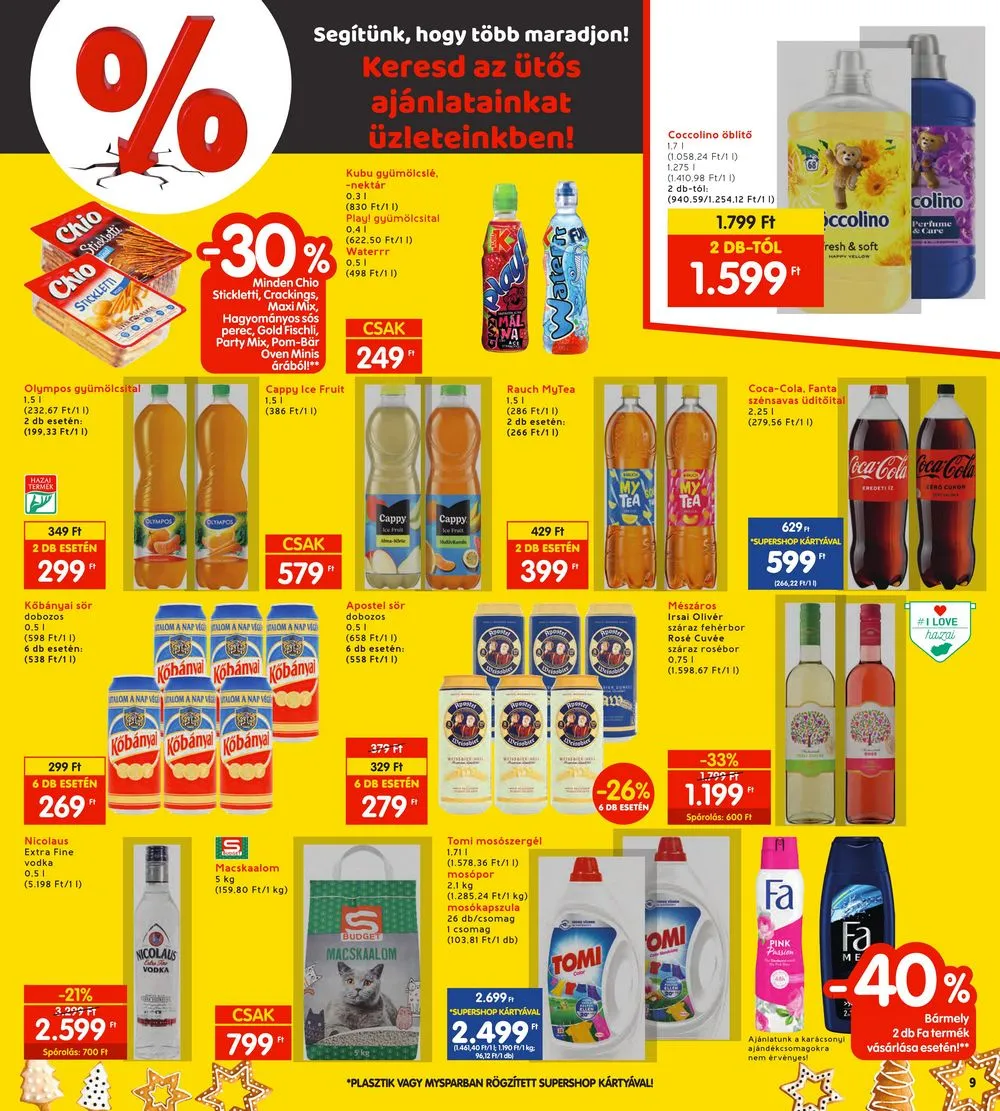 Interspar akciós újság 11.30–12.06 – 9. oldal
