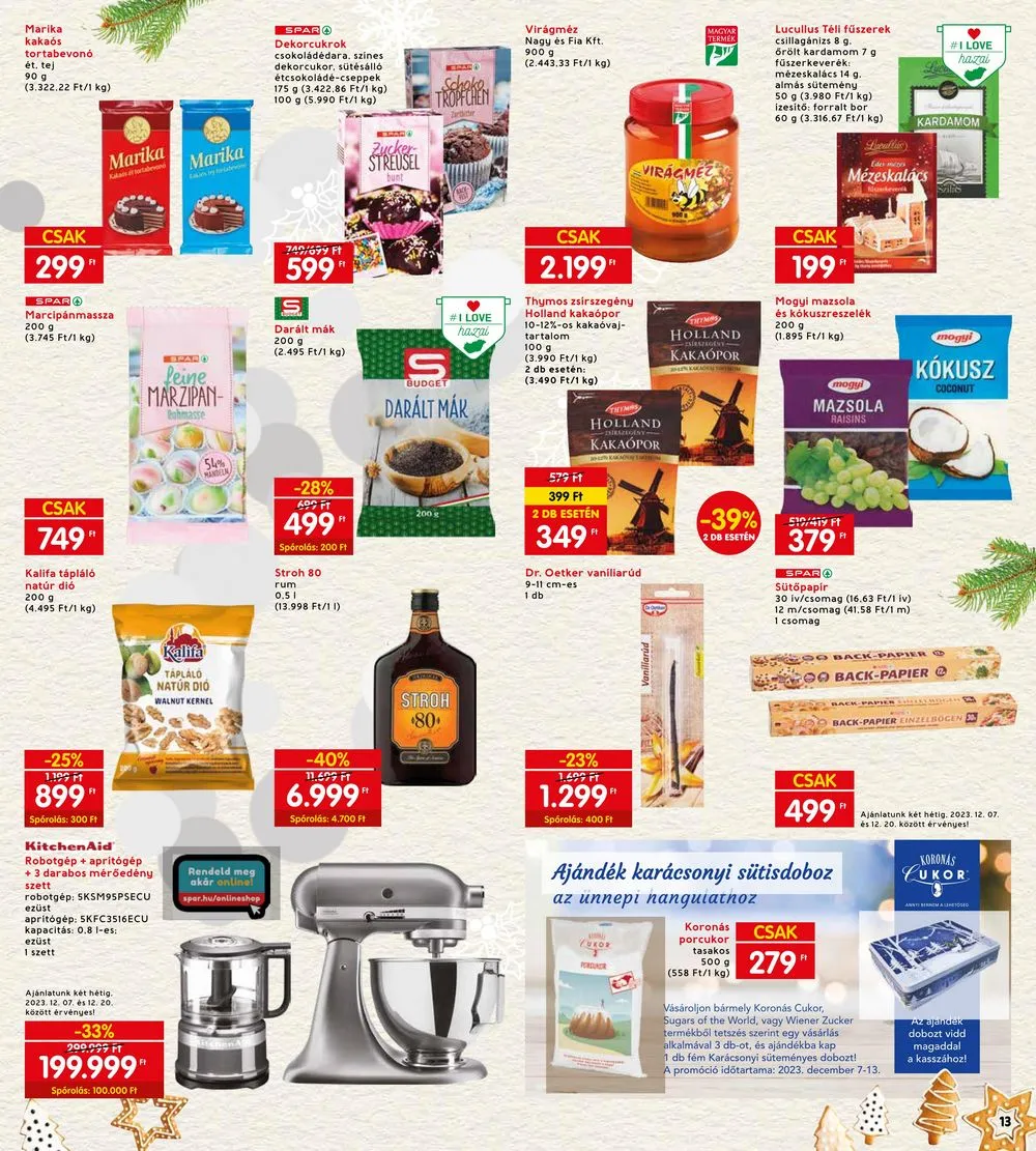 Interspar akciós újság 12.07–12.13 – 14. oldal